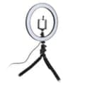 Selfie-lampa/Ringlampa (26 cm) med flexibelt stativ[co]