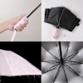 Miniatyrbillede 2 af 3: UV-paraply, beskyttelse mod sol, vind og regn, automatisk foldbart paraply til bilrejser, bærbar