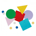 Miniatyrbillede 1 af 2: Unik fest folie geometrisk konfetti én størrelse flerfarvet Multicoloured One Size