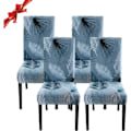 Miniatyrbild 1 av 5: 4-pack Stretch Stolsöverdrag för Matsal, Universal Tvättbart Stolsöverdrag