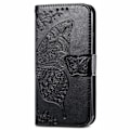 Miniatyrbillede 2 af 5: OnePlus Nord 2 5G - Butterfly Læder Etui - Sort