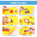 Miniatyrbild 4 av 5: Äggmålningsmaskin, Äggdekorationskit, DIY Äggdekorationsmaskin med Snurrfunktion, Äggmålnings- och Färgningsmaskin Leksak med (FMY)