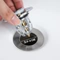 Miniatyrbilde 1 av 4: Universal Baderomsvaskpropp Stopper Avløpsfilter Sølv[CO]