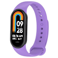 Pikkukuva 5 / 5: Xiaomi Smart Band 9/8 Ranneke Solid Silikoni Lila