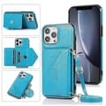 TPU+PU Fodral för iPhone 13 Pro Max Blå