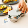 Miniatyrbillede 2 af 5: Mikrobølgeovn Æggepocherer 2 BPA-fri opvaskemaskine sikker pocherede æg maker, Non Stick Æg Mikrobølgeovn Komfur, 1 Min Hurtig Poch Æg Coddlers til Mikrobølgeovn...