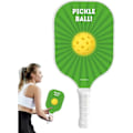 Miniatyrbild 1 av 5: Strandtennisracket | Enkelt glasfiberracket för pickleball - Bikakeformad paneldesign, lätta strandtennisracketar i glasfiber för inomhusbruk