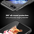 Miniatyrbillede 5 af 5: Samsung Galaxy Z Flip 5 Cover Litchi Læder Sort