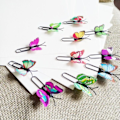 Miniatyrbillede 1 af 4: eativa Sommerfuglformede Papirclips Bindeklips Form Papirclips - 20 STK