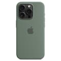iPhone 15 Pro Silikonskal med MagSafe - Tunt, Stöttåligt, Skyddande Mobilskal Green