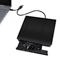 Miniatyrbillede 3 af 4: Ekstern CD DVD-drevbrænder Universal optisk drev 3.0USB og Type C