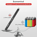 Miniatyrbillede 3 af 4: Lighter Elektrisk Lighter Stearinlys Lighter Genopladelig Usb Lang Lighter Arc Lightere Til Stearinlys Camping Familie Brug (sort)