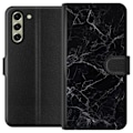 Miniatyrbillede 1 af 3: Samsung Galaxy S21 FE 5G Pung Etui Marmor Sort