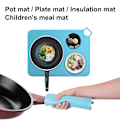 Miniatyrbilde 3 av 4: Silikon Baby Placemat, BPA-fri Placemats for Barn, Småbarn og Barn, Sklisikker, Vanntett