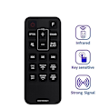 Miniatyrbillede 2 af 3: Erstatningsfjernbetjening Akb74935621 til LG Sound Bar Sj2 Sj2.aeusllk Sj2.deusllk [DB] Sort Black
