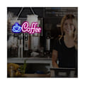 Miniatyrbild 4 av 5: Kaffe Neon Skylt Usb-driven Kaffe Skylt Led Camping Ljus Led Skylt För Väggdekor Restaurang Hotell
