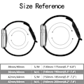 Pikkukuva 4 / 5: Silikoni Ranneke Butterfly Apple Watch 41/40/38 mm (S/M) Musta
