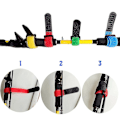 Miniatyrbilde 3 av 5: Fiske Stang Bånd Justerbar Fiske Stang Stropper Magisk Klistremerke Stretchy Stang Stropper For Fiske Stenger Fiskeutstyr Tilbehør(10 Stk, Farge Tilfeldig
