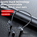 Pikkukuva 3 / 5: Luunjohtoradio, langattomat kuulokkeet, Bluetooth 5.2, avoimet korvakuulokkeet, kaksoiskuuntelu, urheilukuulokkeet, mikrofonilla, urheiluun, kuntoiluun, pyöräilyyn, juoksuun
