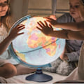 Miniatyrbild 4 av 5: Rotating World Globe LED Lamp Illuminated Globe with USB Studies Play Learning (FMY)
