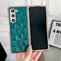 Miniatyrbild 2 av 5: Galaxy Z Fold 6 Skal Läder Mörkgrön