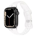 Pikkukuva 2 / 5: Apple Watch 42/44/45/49mm CrystalFlex TPU -ranneke, läpinäkyvä