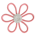 Miniatyrbilde 5 av 7: Boho Decor Daisy Flower Woven Macrame Veggdekorasjon Håndlaget Veggpynt Jente Rom Flyt