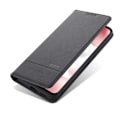 Miniatyrbillede 4 af 5: Xiaomi Mi 11 - AZNS Læder Flip Cover - Sort Black Sort