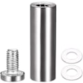 Miniatyrbillede 3 af 5: 8 stk. 3/4 Dia X 2-1/2\"(19x60mm) afstandsskruer vægmonterede skilt holdere akryl glas negle