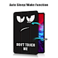 Miniatyrbillede 3 af 5: iPad Pro 12.9 (2018/2020/2021) - Tri-Fold Læder Etui - Dont Touch Me Dont Touch Me