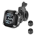 Miniatyrbillede 2 af 5: TPMS Motorcykel Dæktrykssensorer Motor TMPS Dæktryksovervågningssystem Vandtæt 2 Hjul Dæk Ekstern Sensor