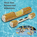 Miniatyrbillede 1 af 3: Oppustelig Swimmingpool-Flydelegeme [2-pak] Sjov Flydekano Ride On Pool & Strandlegetøj, Flåde