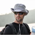 Miniatyrbild 4 av 4: Solhatt herr UV-skydd safarihatt sommar utomhus fiskehatt c