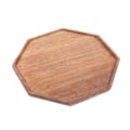 Miniatyrbilde 3 av 3: Naturlig Trebrett Mat Te Kaffe Serveringsbrett Oktagon Frukt Brødbrett Retter Snacksbrett (20cm)S S