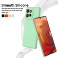 Miniatyrbillede 3 af 7: Motorola Moto G86 5G Solid Color Case - Drop-Protective Full Coverage Silicone Case Grön