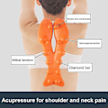 Miniatyrbillede 5 af 5: Kiropraktisk lændemassager Cervikal pude Ergonomisk nakke- og skulderafslapper Therapoint Trapezius