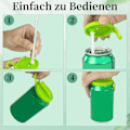 Miniatyrbild 4 av 5: 4 Pcs Can Lids with Straw, Silicone Drink Can Lids, Can Lids with Straw for Soda and Cola