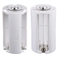 Miniatyrbillede 3 af 5: 4 stk. 3x AA til D størrelse batteriomformer switchadapter