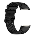 Miniatyrbilde 4 av 5: Fitbit Charge 6 / 5 Armbånd Silikon Hul Svart