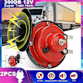Miniatyrbilde 1 av 5: 2x 300db Air Snail Bilhorn 12v Lastebil Lorry Suv Rv Tog Lastebil Båt Høy Camper