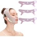 Miniatyrbillede 1 af 5: Skønhedsansigtsformning Søvnmaske, V-linje Løftende Maske Ansigts Slankende Rem, Dobbelthage Reducer, Ansigtsløftningsbælte