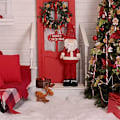 Miniatyrbild 4 av 5: God Jul Plaketter Skylt För Entrédörr Heminredning Vägg Hängande Hem Utomhus Trä Jul H
