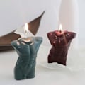 Miniatyrbilde 3 av 4: 3D Kvinne Mann Torso Lysform, Mann Kvinne Menneskelig Kroppsform Silikonform For Lysproduksjon Epoksyharpiksstøping Gipsstatue Dekorasjon Diy Mann...