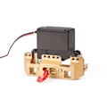 Miniatyrbilde 2 av 5: 25T Styreservo Vinsj Hjul Kompatibel med 4 Axial D90 D110 90046 CC01 1/10 RC Crawler (Sølv)