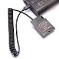 Miniatyrbilde 4 av 5: EN-EL14 Dummy Batteri USB-C Koblingsadapter Dummy Batteri Par