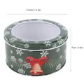 Jul Rund Godisburk Kakburk Ornament Julklappsförpackning Dekoration Grön Tomte[co]