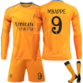 Pikkukuva 1 / 2: Real Madridin vieraspelipaita pitkillä hihoilla lapsille, koko 24-25 nro 9 Mbappe No.9 Mbappe S