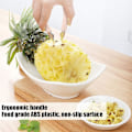 Miniatyrbillede 4 af 5: Kernehusfjerner, V-formet frøfjerner Jordbærhuller Rustfrit stål Ananas Frugt skræller Tomat Kartoffel Ananas Øje Kernehusfjerner Værktøj Køkken Gadget