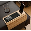 Miniatyrbillede 2 af 5: Sofa Arm Bakke Bord til Sofa Fleksibel/Foldbar Sofa Bakke  Roterende Telefonholder Sofa Arm Bord Perfekt