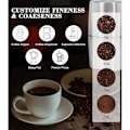 Miniatyrbild 5 av 5: Elektriska kaffekvarnar - Rostfria kaffekvarnar för Latte, Mocka, One-Touch-kvarnar för örter, kryddor, spannmål och mer